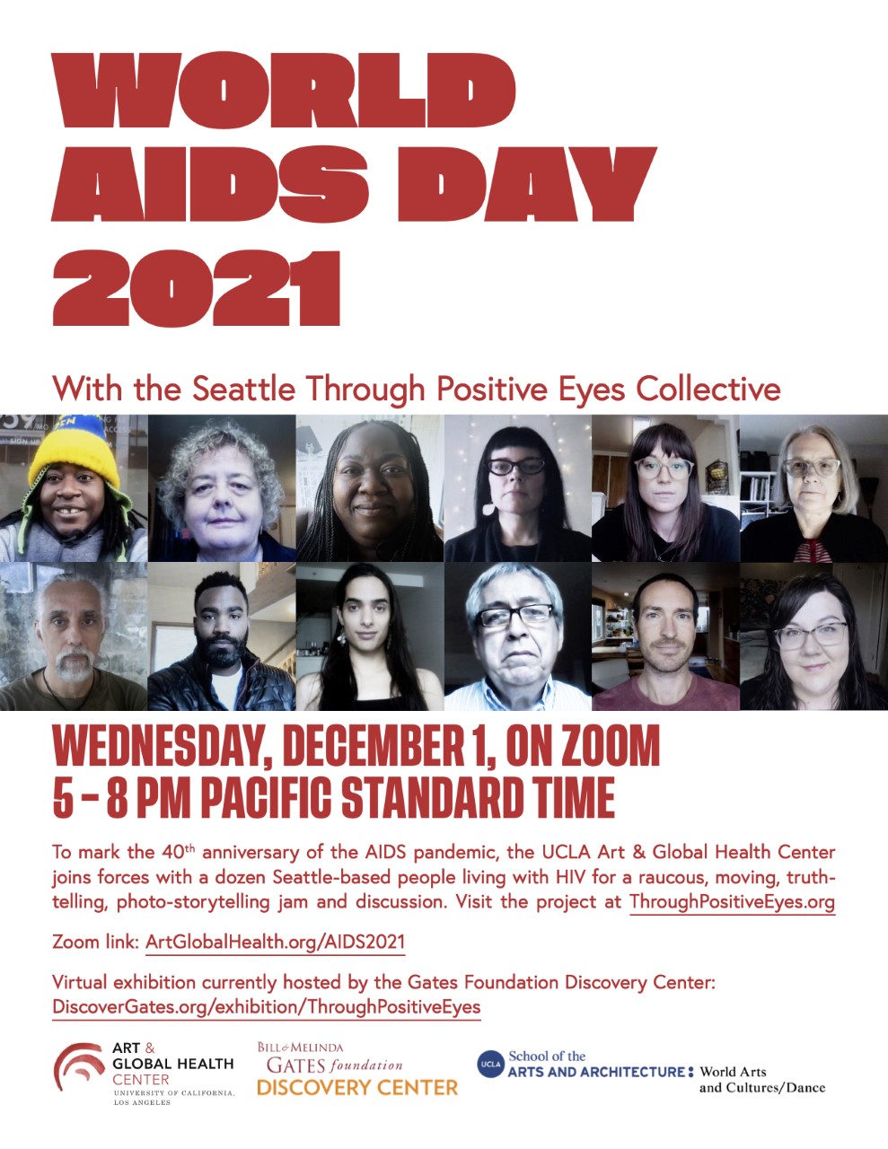 WORLD AIDS DAY 2021 With the Seattle Through Positive Eyes Collective